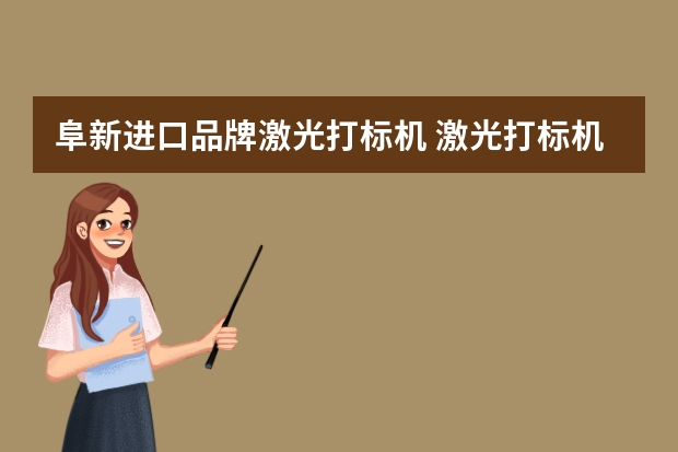 阜新进口品牌激光打标机 激光打标机如何操作