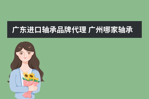 广东进口轴承品牌代理 广州哪家轴承企业比较好？我需要进口轴承