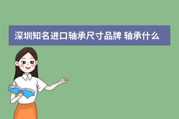 深圳知名进口轴承尺寸品牌 轴承什么牌子好