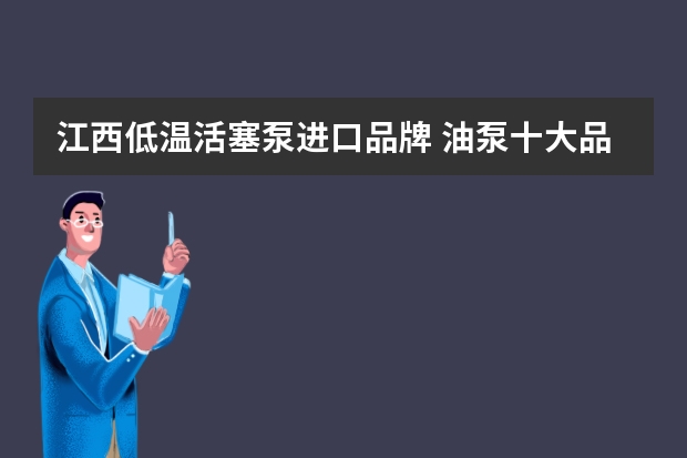 江西低温活塞泵进口品牌 油泵十大品牌？