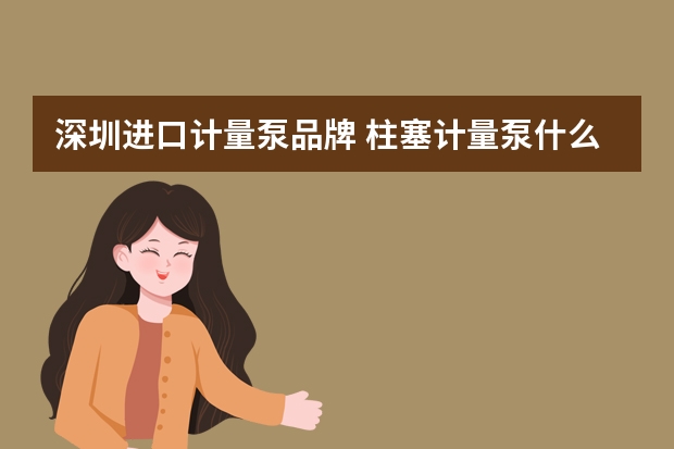 深圳进口计量泵品牌 柱塞计量泵什么品牌好