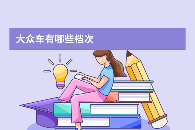 大众车有哪些档次