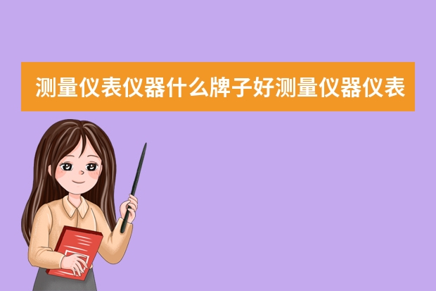 测量仪表仪器什么牌子好测量仪器仪表品牌大全