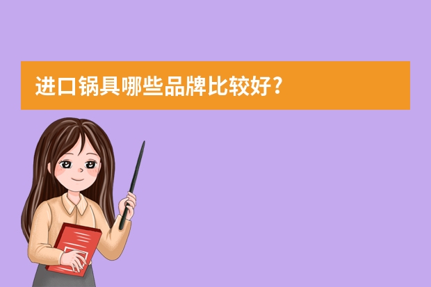 进口锅具哪些品牌比较好?