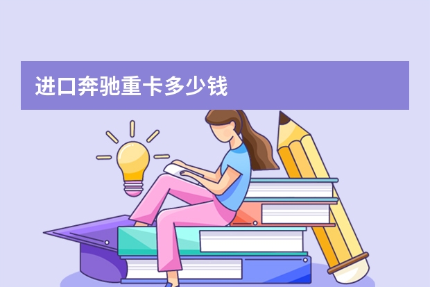 进口奔驰重卡多少钱